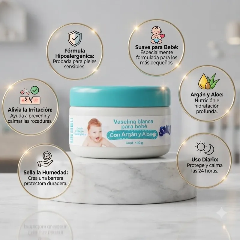 Vaselina blanca Smudy´s para bebé