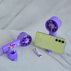 Ventilador manual recargable (Temática K-POP)