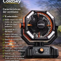 Ventiladores RECARGABLES