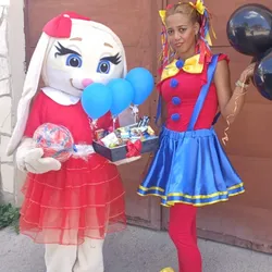Disfraz y payasita