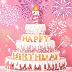 Feliz cumpleaños 3D 