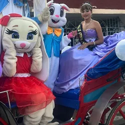 Rosy and Bunny 