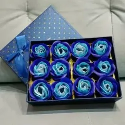 Jabón en forma de rosas