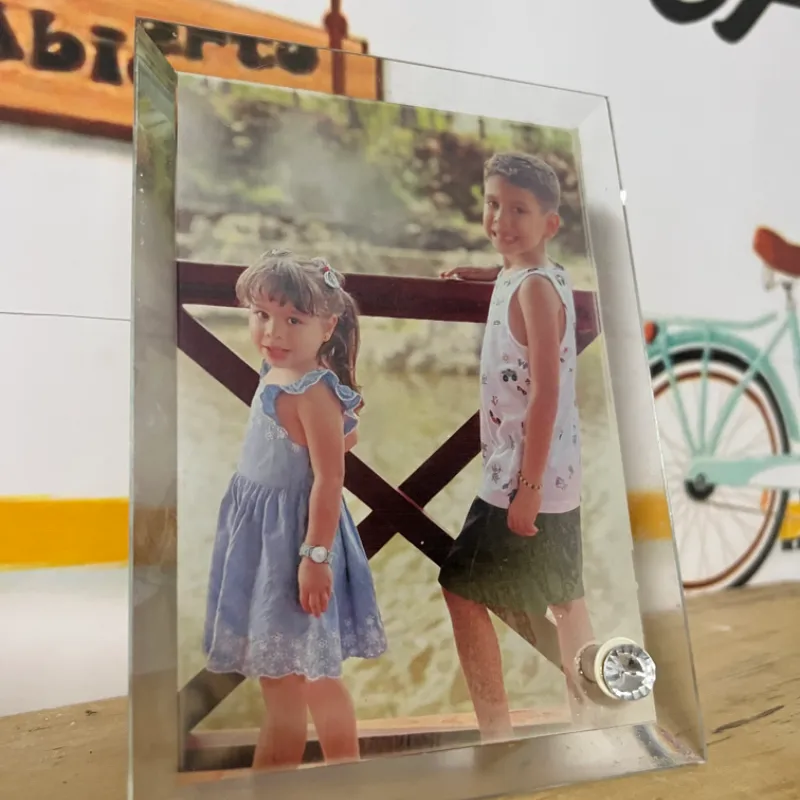 Portarretrato de cristal sublimado