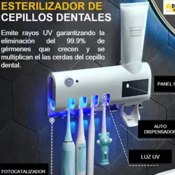 Dispensador + cepillero esterilizador UV