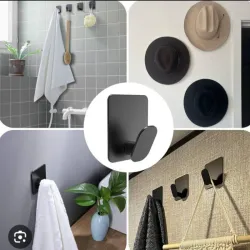 Ganchos metálicos adhesivos