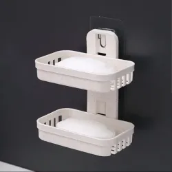 Jabonera doble adhesiva