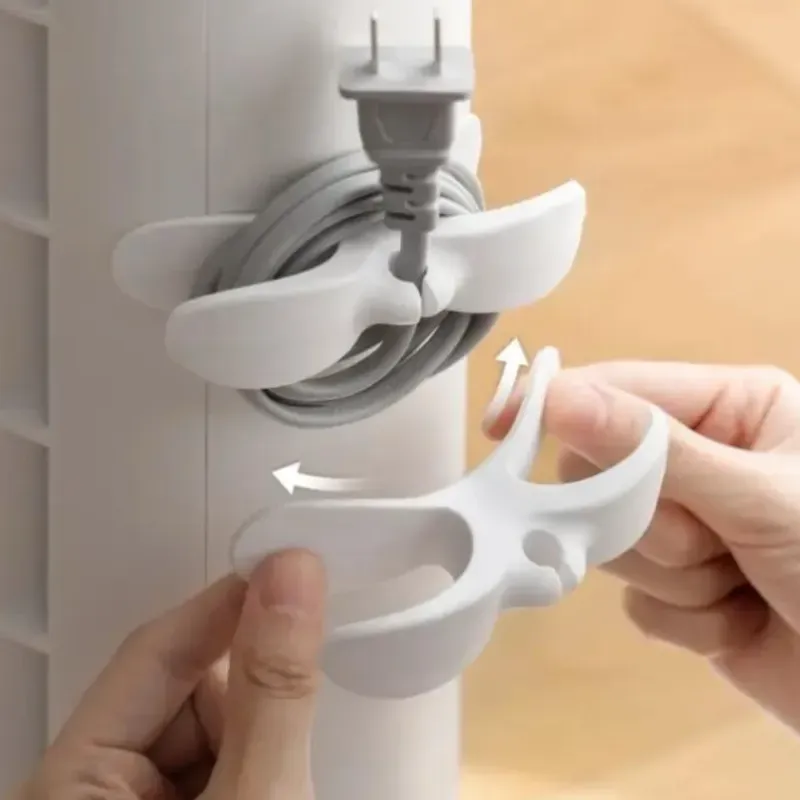 Organizador adhesivo para cables