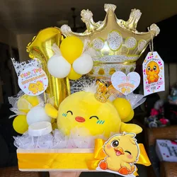 Caja con pollito