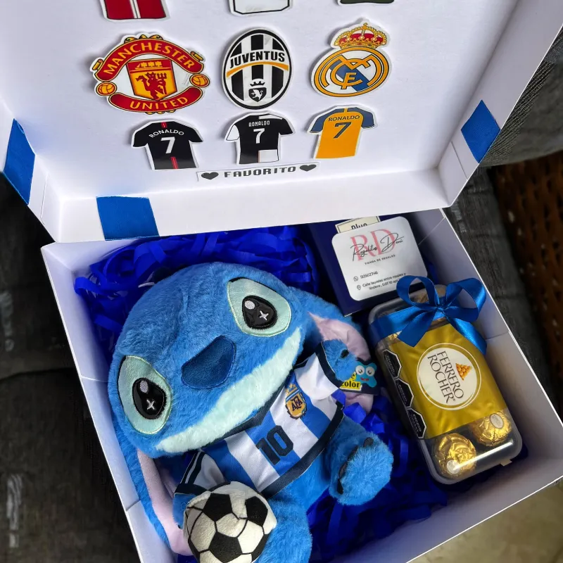 Caja de futbolistas