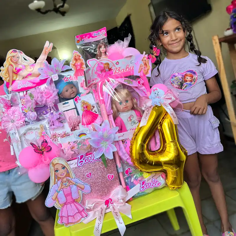 Caja grande de niña