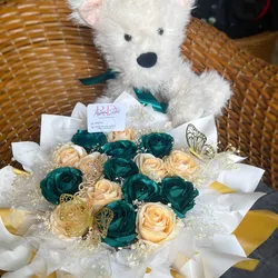Ramo de 16 rosas realistas