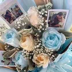 Ramo de 6 rosas realistas