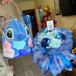 Ramo de 7 rosas con peluche
