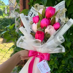 Ramo de 9 tulipanes
