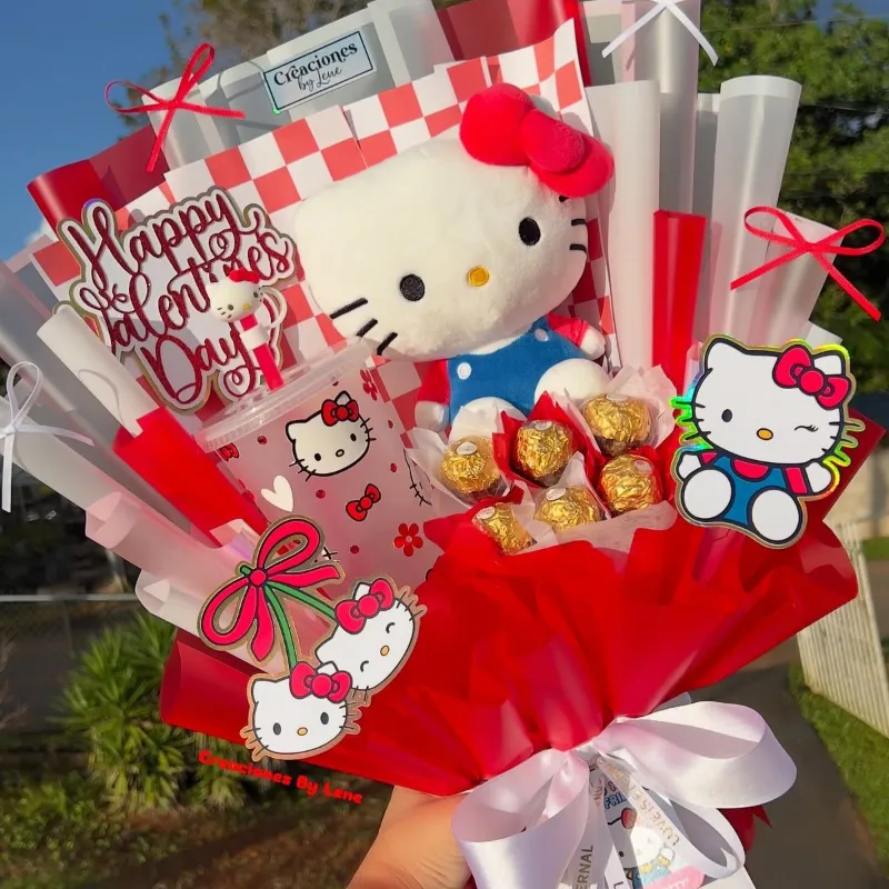 Ramo grande con peluche y vaso 