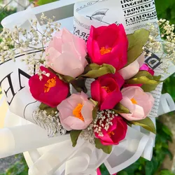 Tulipanes abiertos