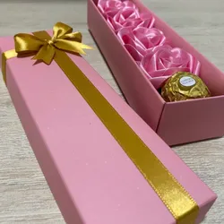 Caja con rosas 
