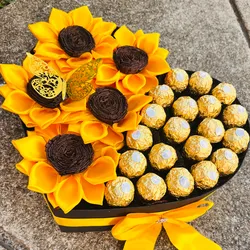 Girasoles y 20 Ferreros
