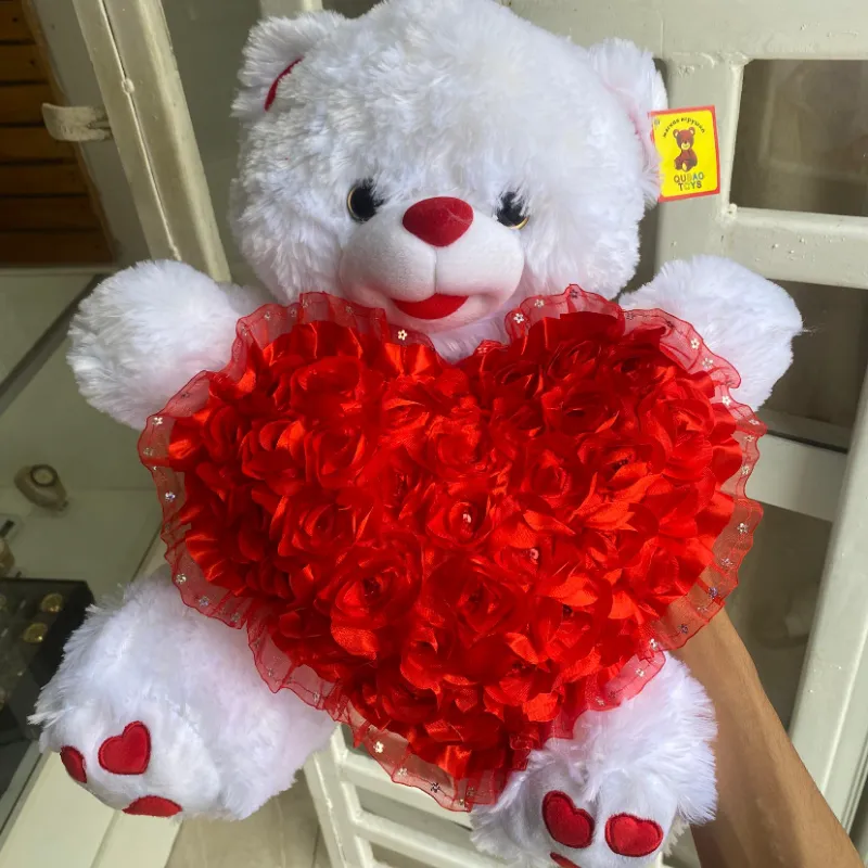 Oso Blanco y Rojo
