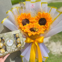 Ramo Premium de Girasoles y Ferreros