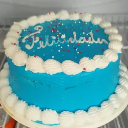 Cake azul