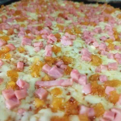 Pizza familiar Hawaiana