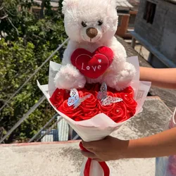 ramo con peluche