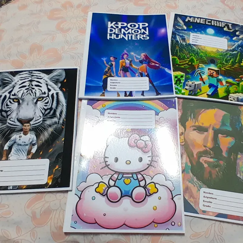 Libretas Grandes Cuadriculadas 