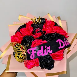 Ramo de 19 rosas eternas 