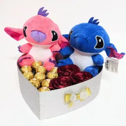 Caja de Regalos Premium con forma de corazón