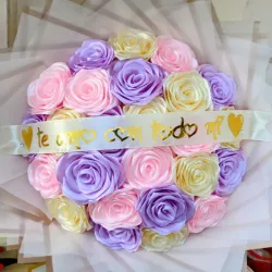 Ramo de 25 Rosas con Banda