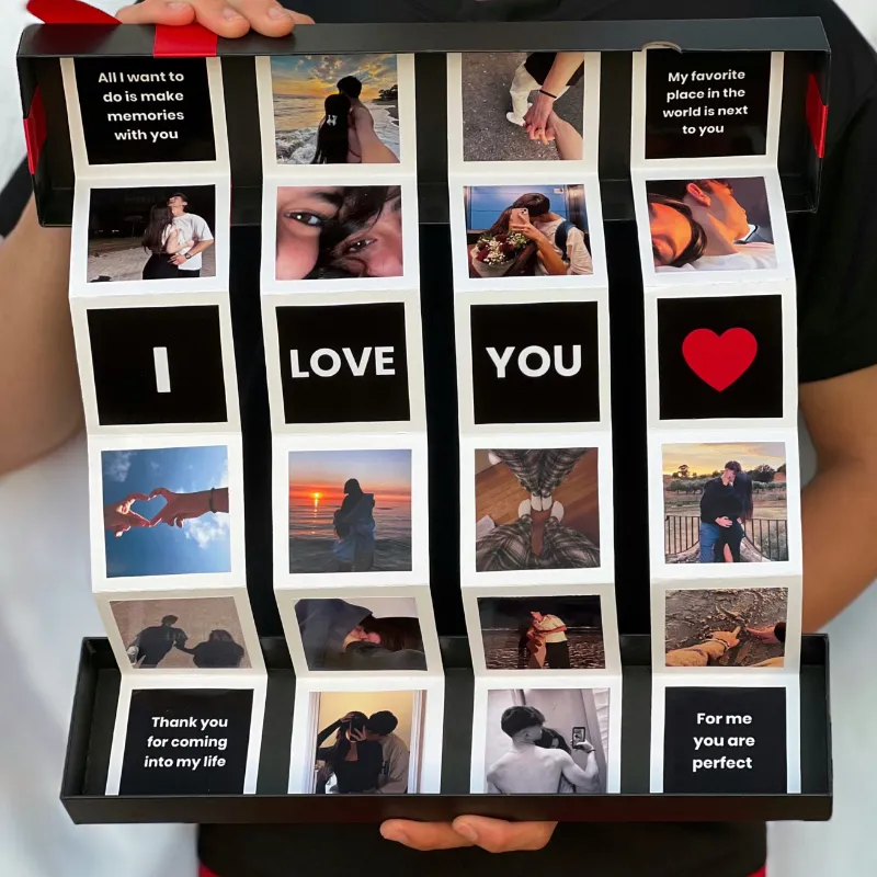 Caja rectangular sorpresa  