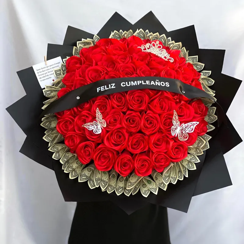 Ramo con billetes 