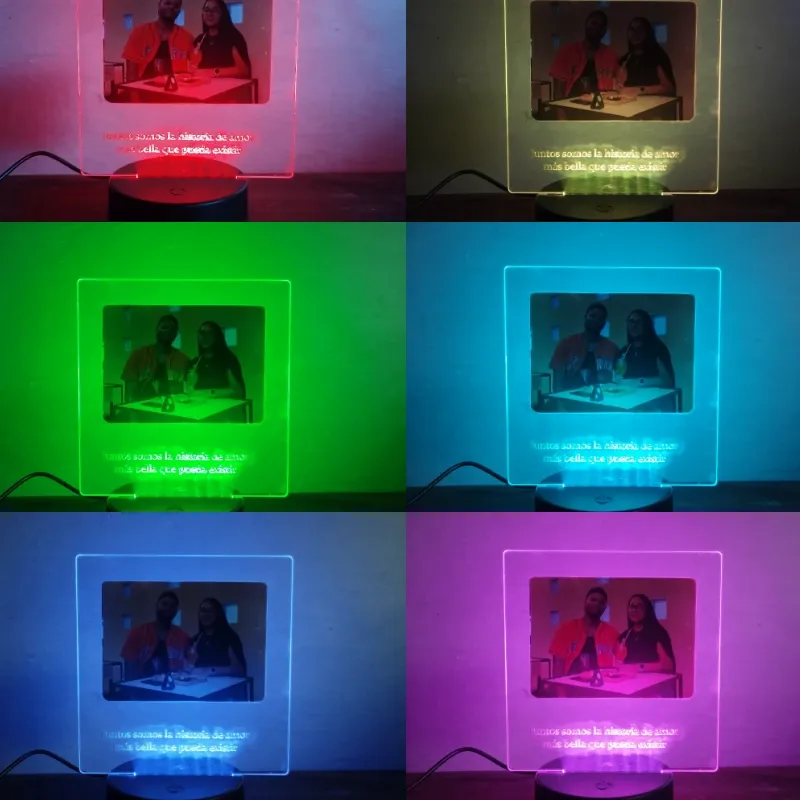 Lámparas personalizadas con fotos