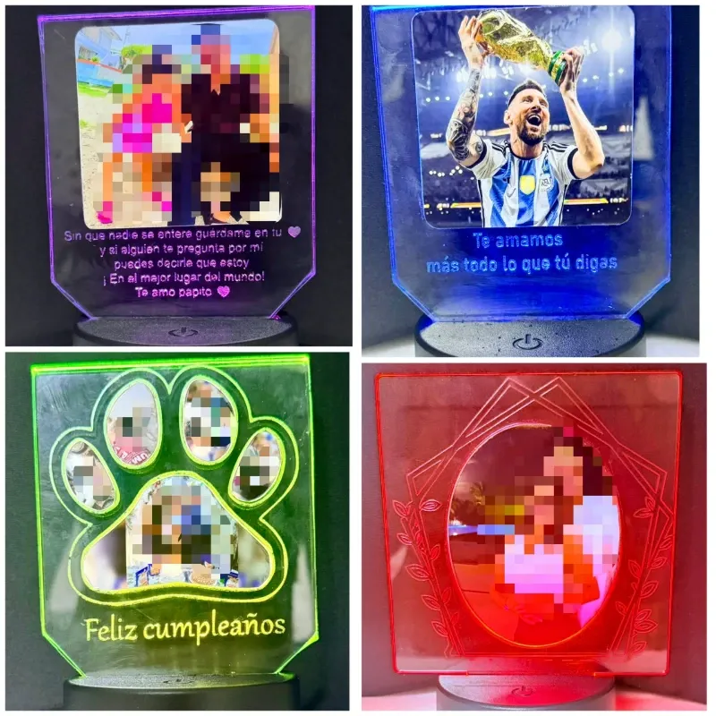 Lámparas personalizadas con fotos