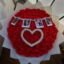 Ramo con cordel de fotos