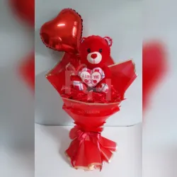 Ramo peluche y globo