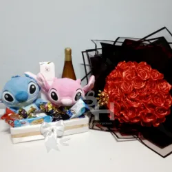 Ramo y cajita de regalo