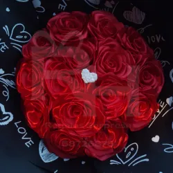 Ramos de 15 rosas eternas 