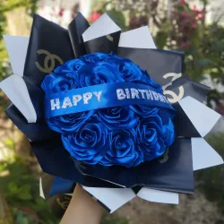 Ramos de 15 rosas eternas 