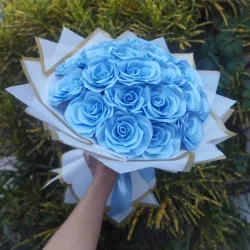 Ramos de 25 rosas eternas 