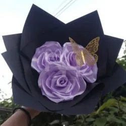 Ramos de 3 rosas eternas