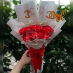 Ramos de 5 rosas eternas