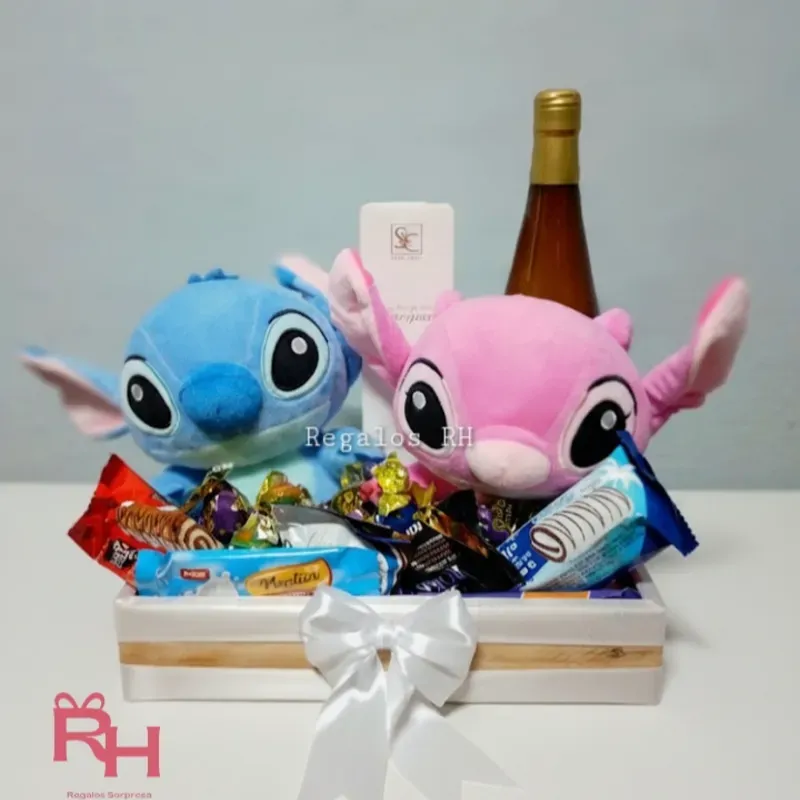 💙 Stitch y Ángela 🩷