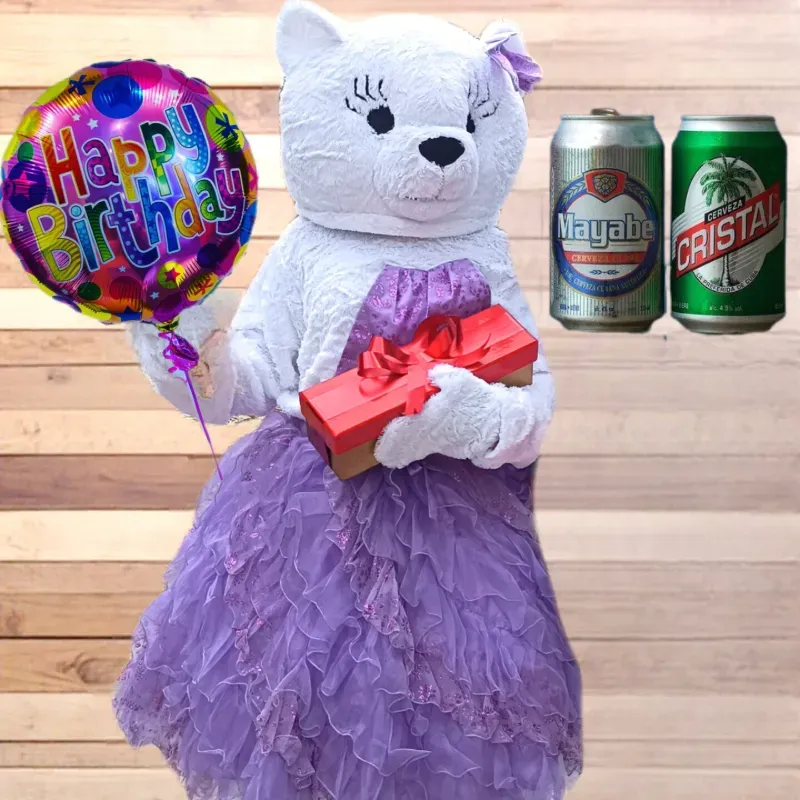 Caja de Cerveza y Globo