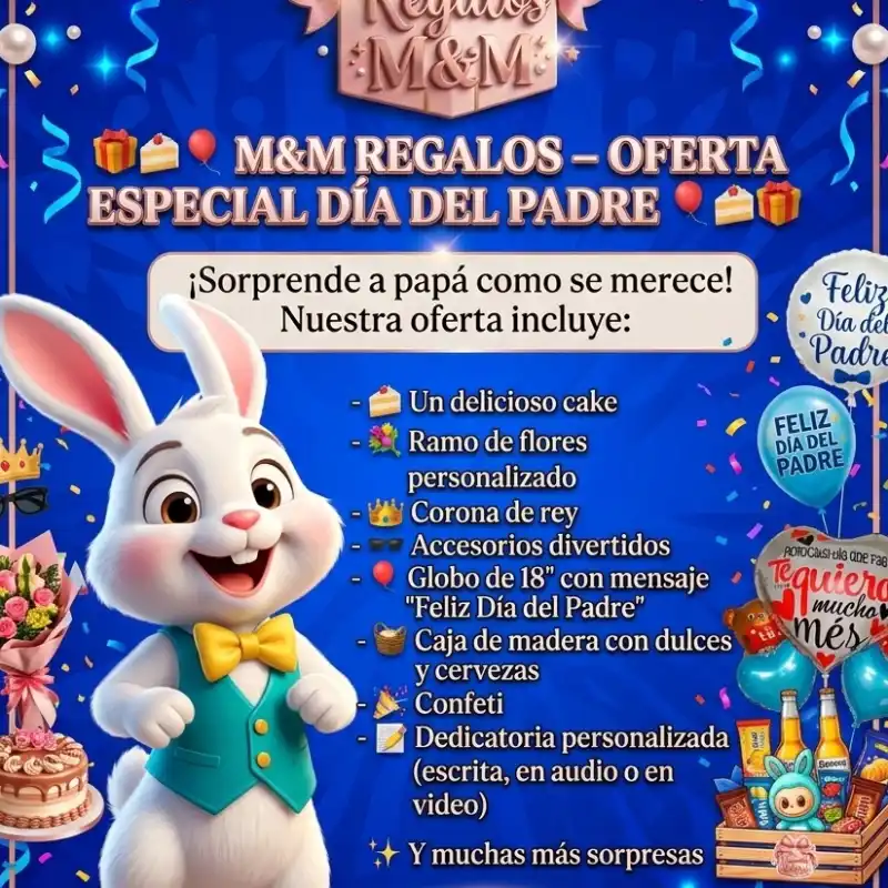 Oferta día de los Padres 👴🏻🐰