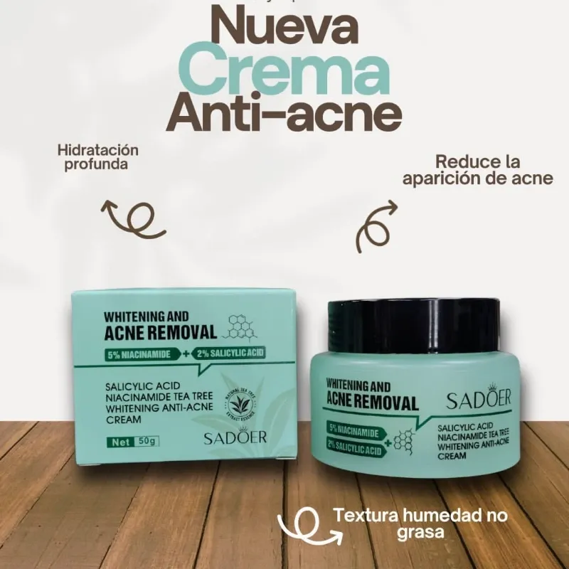 Crema AntiAcne Sadoer Ácido Salicílico +Niacinamida