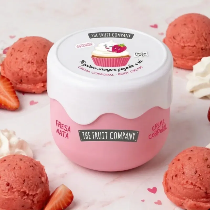 Crema corporal efecto seda Fresa-Nata🍓🍰