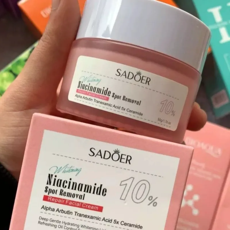 Crema despigmentante Sadoer Antimanchas Niacinamida, Ácido TRANEXÁMICO y Arbutina
